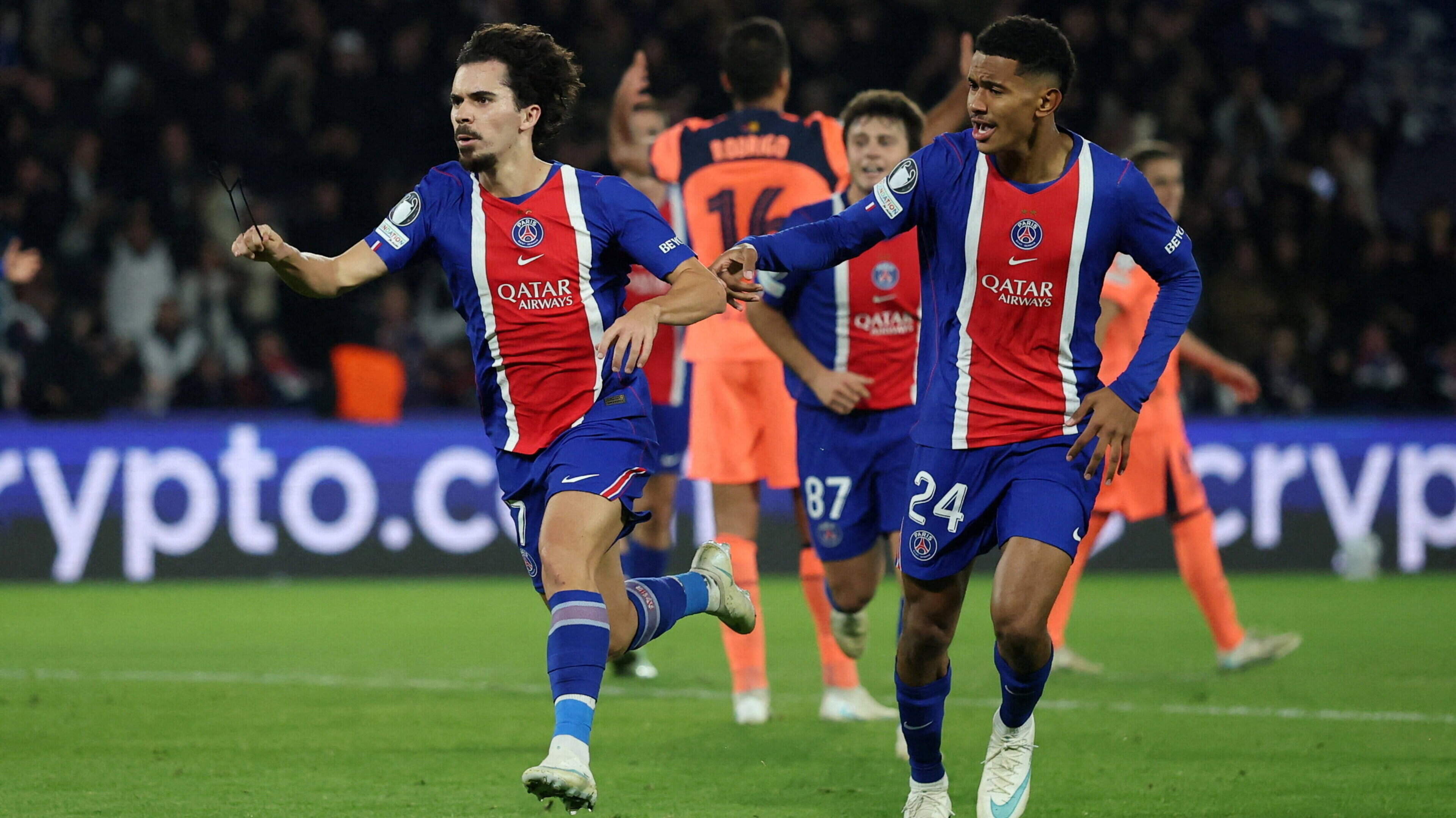 Vitinha and Fabian Ruiz strike late as Paris St Germain sink Barcelona in six-goal thriller